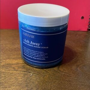 Aminnah Ash Away Gentlemen Sugar Scrub - Blue